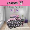 imageFranco Barbie 1959 Super Soft Cozy Reversible Comforter and Sheet Set 5 Piece Full Size Official Licensed Product CollectiblesKuromi  My Melody
