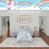 imageFranco Barbie 1959 Super Soft Cozy Reversible Comforter and Sheet Set 5 Piece Full Size Official Licensed Product CollectiblesLight Blue  My Little Pony
