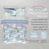 imageFranco Barbie 1959 Super Soft Cozy Reversible Comforter and Sheet Set 5 Piece Full Size Official Licensed Product CollectiblesLight Blue  My Little Pony