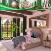 imageFranco Barbie 1959 Super Soft Cozy Reversible Comforter and Sheet Set 5 Piece Full Size Official Licensed Product CollectiblesPink  Green  the Wizard of Oz