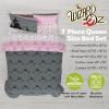 imageFranco Barbie 1959 Super Soft Cozy Reversible Comforter and Sheet Set 5 Piece Full Size Official Licensed Product CollectiblesPink  Green  the Wizard of Oz