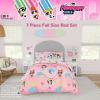 imageFranco Barbie 1959 Super Soft Cozy Reversible Comforter and Sheet Set 5 Piece Full Size Official Licensed Product CollectiblesPink  Powerpuff Girls