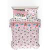 imageFranco Barbie 1959 Super Soft Cozy Reversible Comforter and Sheet Set 5 Piece Full Size Official Licensed Product CollectiblesPink  Powerpuff Girls