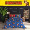imageFranco Barbie 1959 Super Soft Cozy Reversible Comforter and Sheet Set 5 Piece Full Size Official Licensed Product CollectiblesRed  Donkey Kong