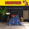 imageFranco Barbie 1959 Super Soft Cozy Reversible Comforter and Sheet Set 5 Piece Full Size Official Licensed Product CollectiblesRed  Donkey Kong