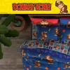 imageFranco Barbie 1959 Super Soft Cozy Reversible Comforter and Sheet Set 5 Piece Full Size Official Licensed Product CollectiblesRed  Donkey Kong