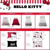 imageFranco Barbie 1959 Super Soft Cozy Reversible Comforter and Sheet Set 5 Piece Full Size Official Licensed Product CollectiblesRed  Hello Kitty