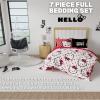 imageFranco Barbie 1959 Super Soft Cozy Reversible Comforter and Sheet Set 5 Piece Full Size Official Licensed Product CollectiblesRed  Hello Kitty