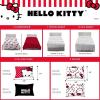 imageFranco Barbie 1959 Super Soft Cozy Reversible Comforter and Sheet Set 5 Piece Full Size Official Licensed Product CollectiblesRed  Hello Kitty