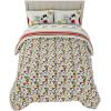 imageFranco Barbie 1959 Super Soft Cozy Reversible Comforter and Sheet Set 5 Piece Full Size Official Licensed Product CollectiblesRed  Peanuts  Snoopy
