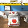 imageFranco Barbie 1959 Super Soft Cozy Reversible Comforter and Sheet Set 5 Piece Full Size Official Licensed Product CollectiblesRed  Peanuts  Snoopy