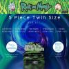 imageFranco Barbie 1959 Super Soft Cozy Reversible Comforter and Sheet Set 5 Piece Full Size Official Licensed Product CollectiblesRick  Morty