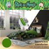 imageFranco Barbie 1959 Super Soft Cozy Reversible Comforter and Sheet Set 5 Piece Full Size Official Licensed Product CollectiblesRick  Morty