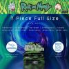 imageFranco Barbie 1959 Super Soft Cozy Reversible Comforter and Sheet Set 5 Piece Full Size Official Licensed Product CollectiblesRick  Morty