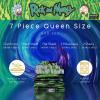imageFranco Barbie 1959 Super Soft Cozy Reversible Comforter and Sheet Set 5 Piece Full Size Official Licensed Product CollectiblesRick  Morty
