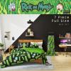 imageFranco Barbie 1959 Super Soft Cozy Reversible Comforter and Sheet Set 5 Piece Full Size Official Licensed Product CollectiblesRick  Morty