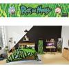 imageFranco Barbie 1959 Super Soft Cozy Reversible Comforter and Sheet Set 5 Piece Full Size Official Licensed Product CollectiblesRick  Morty