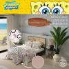 imageFranco Barbie 1959 Super Soft Cozy Reversible Comforter and Sheet Set 5 Piece Full Size Official Licensed Product CollectiblesSpongebob Squarepants