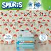 imageFranco Barbie 1959 Super Soft Cozy Reversible Comforter and Sheet Set 5 Piece Full Size Official Licensed Product CollectiblesThe Smurfs