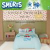 imageFranco Barbie 1959 Super Soft Cozy Reversible Comforter and Sheet Set 5 Piece Full Size Official Licensed Product CollectiblesThe Smurfs