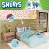 imageFranco Barbie 1959 Super Soft Cozy Reversible Comforter and Sheet Set 5 Piece Full Size Official Licensed Product CollectiblesThe Smurfs