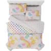 imageFranco Barbie 1959 Super Soft Cozy Reversible Comforter and Sheet Set 5 Piece Full Size Official Licensed Product CollectiblesYellow  Care Bears