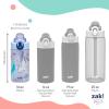 imageZak Designs Sage Barbie Water Bottle For School or Travel 16oz Durable Plastic Water Bottle With Straw Handle and LeakProof PopUp Spout Cover BarbieDisney Frozen Anna  Elsa  Olaf