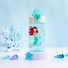 imageZak Designs Sage Barbie Water Bottle For School or Travel 16oz Durable Plastic Water Bottle With Straw Handle and LeakProof PopUp Spout Cover BarbieDisney Princess Ariel  Jasmine
