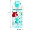 imageZak Designs Sage Barbie Water Bottle For School or Travel 16oz Durable Plastic Water Bottle With Straw Handle and LeakProof PopUp Spout Cover BarbieDisney Princess Ariel  Jasmine