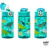 imageZak Designs Sage Barbie Water Bottle For School or Travel 16oz Durable Plastic Water Bottle With Straw Handle and LeakProof PopUp Spout Cover BarbieDinosaur