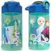 imageZak Designs Sage Barbie Water Bottle For School or Travel 16oz Durable Plastic Water Bottle With Straw Handle and LeakProof PopUp Spout Cover BarbieElsa  Anna