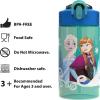 imageZak Designs Sage Barbie Water Bottle For School or Travel 16oz Durable Plastic Water Bottle With Straw Handle and LeakProof PopUp Spout Cover BarbieElsa  Anna