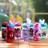 imageZak Designs Sage Barbie Water Bottle For School or Travel 16oz Durable Plastic Water Bottle With Straw Handle and LeakProof PopUp Spout Cover BarbieElsa  Anna