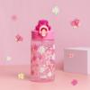 imageZak Designs Sage Barbie Water Bottle For School or Travel 16oz Durable Plastic Water Bottle With Straw Handle and LeakProof PopUp Spout Cover BarbieFlower Power