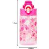 imageZak Designs Sage Barbie Water Bottle For School or Travel 16oz Durable Plastic Water Bottle With Straw Handle and LeakProof PopUp Spout Cover BarbieFlower Power