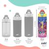 imageZak Designs Sage Barbie Water Bottle For School or Travel 16oz Durable Plastic Water Bottle With Straw Handle and LeakProof PopUp Spout Cover BarbieInside Out 2