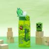 imageZak Designs Sage Barbie Water Bottle For School or Travel 16oz Durable Plastic Water Bottle With Straw Handle and LeakProof PopUp Spout Cover BarbieMinecraft Creeper
