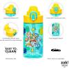 imageZak Designs Sage Barbie Water Bottle For School or Travel 16oz Durable Plastic Water Bottle With Straw Handle and LeakProof PopUp Spout Cover BarbiePAW Patrol Chase  Marshall  Skye  Rubble  Everest