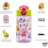imageZak Designs Sage Barbie Water Bottle For School or Travel 16oz Durable Plastic Water Bottle With Straw Handle and LeakProof PopUp Spout Cover BarbiePeppa Pig