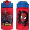 imageZak Designs Sage Barbie Water Bottle For School or Travel 16oz Durable Plastic Water Bottle With Straw Handle and LeakProof PopUp Spout Cover BarbieRed