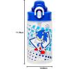 imageZak Designs Sage Barbie Water Bottle For School or Travel 16oz Durable Plastic Water Bottle With Straw Handle and LeakProof PopUp Spout Cover BarbieSonic the Hedgehog Sonic  Eggman