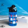 imageZak Designs Sage Barbie Water Bottle For School or Travel 16oz Durable Plastic Water Bottle With Straw Handle and LeakProof PopUp Spout Cover BarbieSpidey Spidey and His Amazing Friends