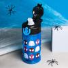 imageZak Designs Sage Barbie Water Bottle For School or Travel 16oz Durable Plastic Water Bottle With Straw Handle and LeakProof PopUp Spout Cover BarbieSpidey Spidey and His Amazing Friends