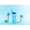 imageZak Designs Sage Barbie Water Bottle For School or Travel 16oz Durable Plastic Water Bottle With Straw Handle and LeakProof PopUp Spout Cover BarbieStitch