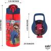 imageZak Designs Sage Barbie Water Bottle For School or Travel 16oz Durable Plastic Water Bottle With Straw Handle and LeakProof PopUp Spout Cover BarbieThe Super Mario Bros