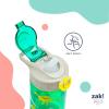 imageZak Designs Sage Barbie Water Bottle For School or Travel 16oz Durable Plastic Water Bottle With Straw Handle and LeakProof PopUp Spout Cover BarbieWinnie the Pooh  Friends
