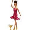 imageBarbie Ballroom Dancer Fashion Doll with Red Ruffle Dress Dancing Shoes ampamp Brown Styled Hair Dancing Trophy Accessory