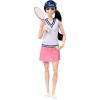 imageBarbie Careers Fashion Doll ampamp Accessories Made to Move Tennis Player Wearing Removable Outfit with Racket ampamp Ball 22 Bendable JointsDoll