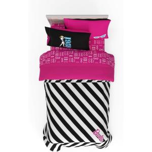 imageFranco Barbie 1959 Super Soft Cozy Reversible Comforter and Sheet Set 5 Piece Full Size Official Licensed Product CollectiblesBarbie 1959