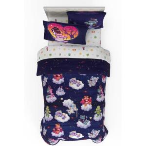 imageFranco Barbie 1959 Super Soft Cozy Reversible Comforter and Sheet Set 5 Piece Full Size Official Licensed Product CollectiblesCare Bears X Universal Monsters